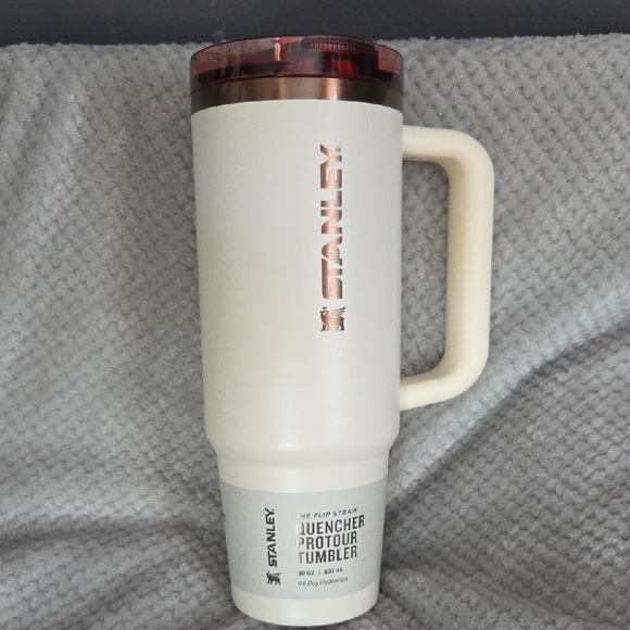 Stanley NIB 30oz Cream Insulated Mug with Handle - Picture 2 of 5